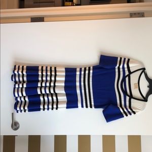 Torn by Ronny Kobo striped dress